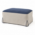 Lantern Hem Footstool Cover