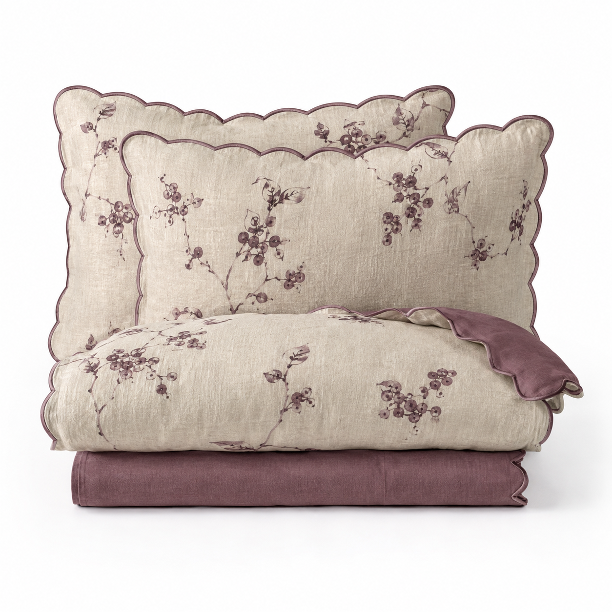 Bramble Oat Four-Piece Bedding Set
