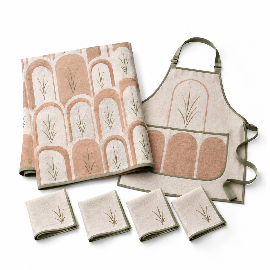 Clay Reed Dining Textile Set
