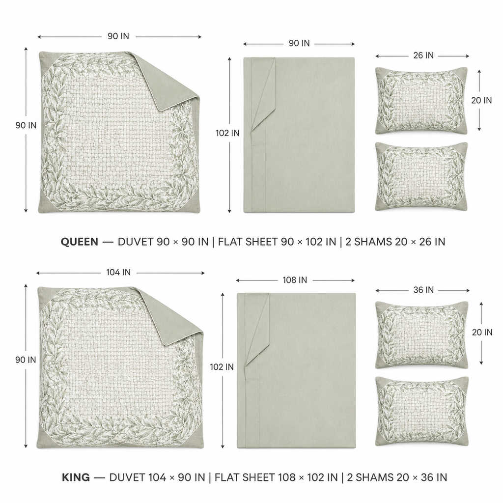 Willow Basket Four-Piece Bedding Set