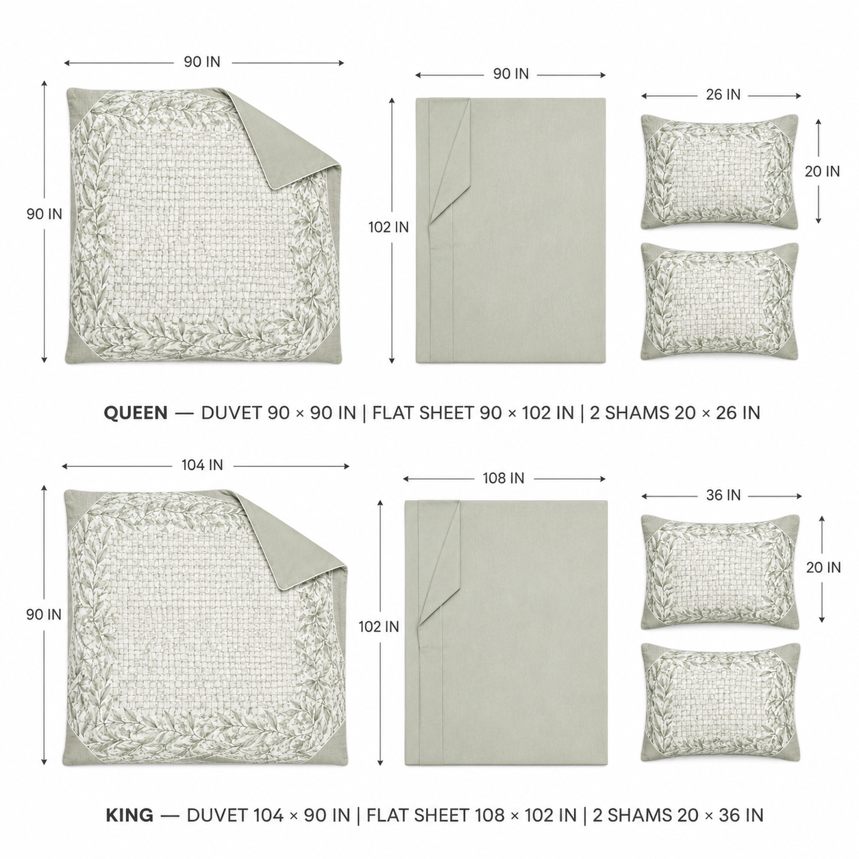 Willow Basket Four-Piece Bedding Set