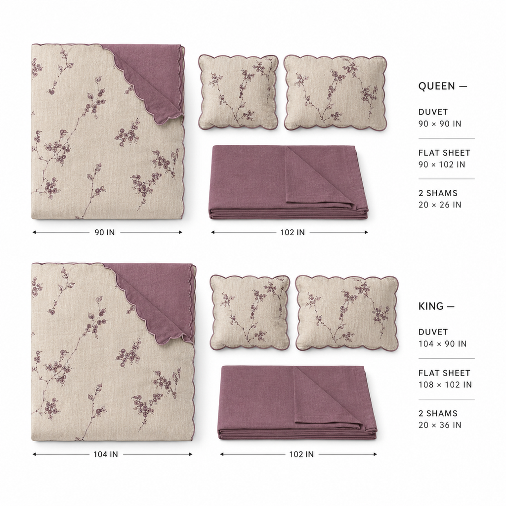 Bramble Oat Four-Piece Bedding Set