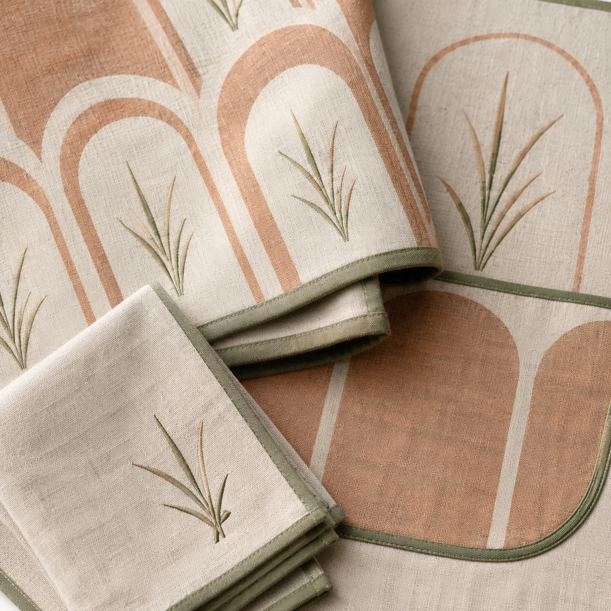 Clay Reed Dining Textile Set
