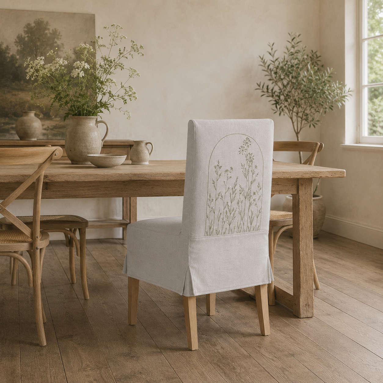 Meadow Arch Dining Chair Cover