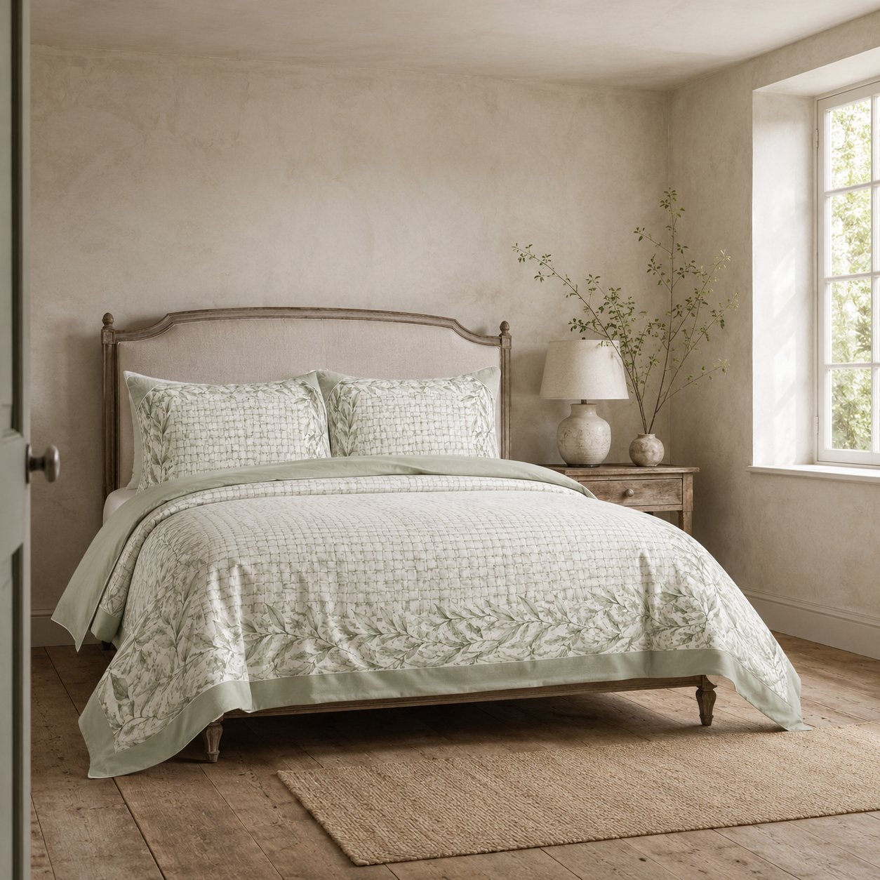 Willow Basket Four-Piece Bedding Set