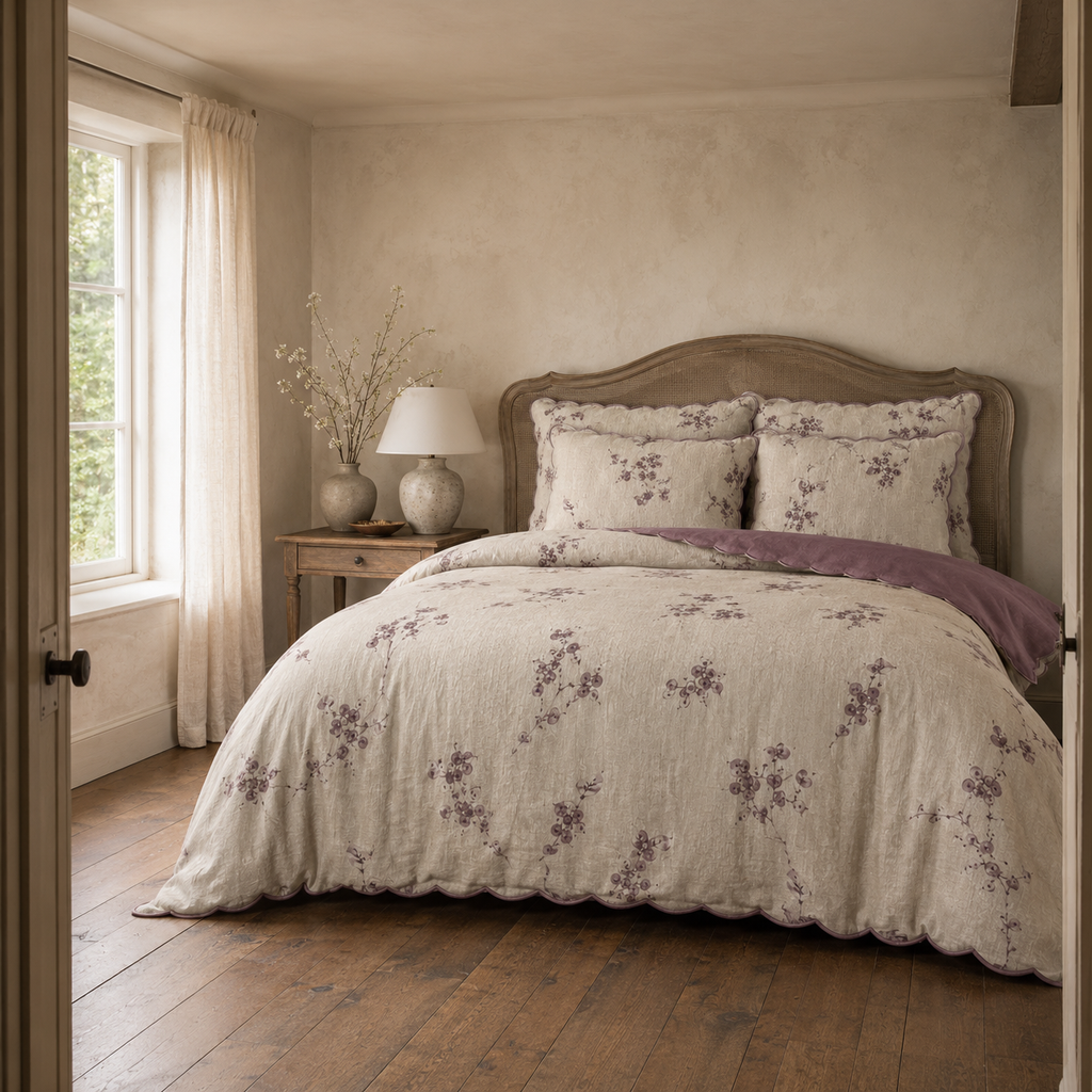 Bramble Oat Four-Piece Bedding Set