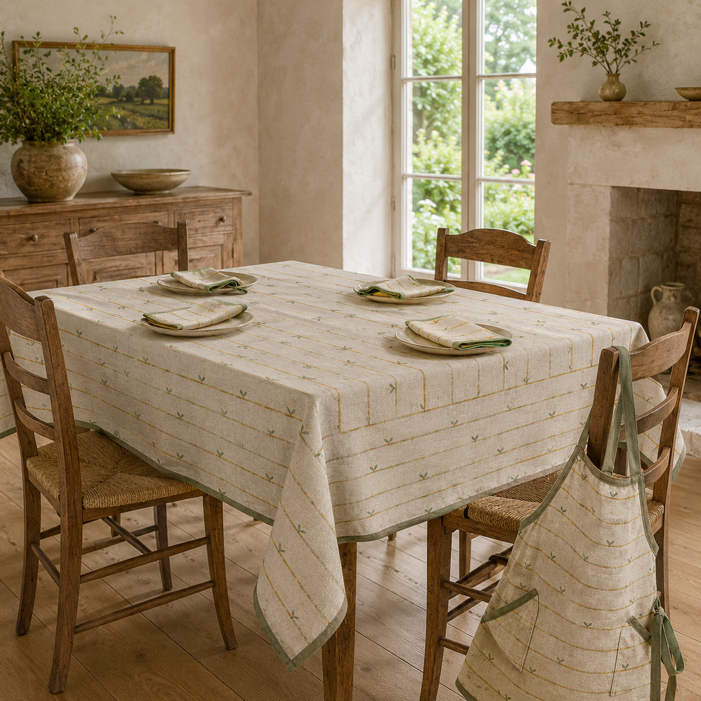 Saffron Furrow Dining Textile Set