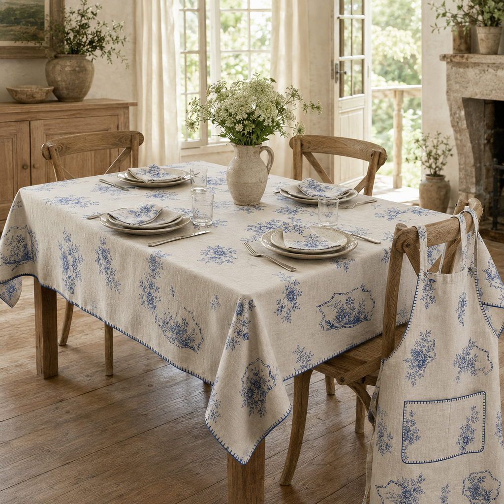 Delft Meadow Dining Textile Set