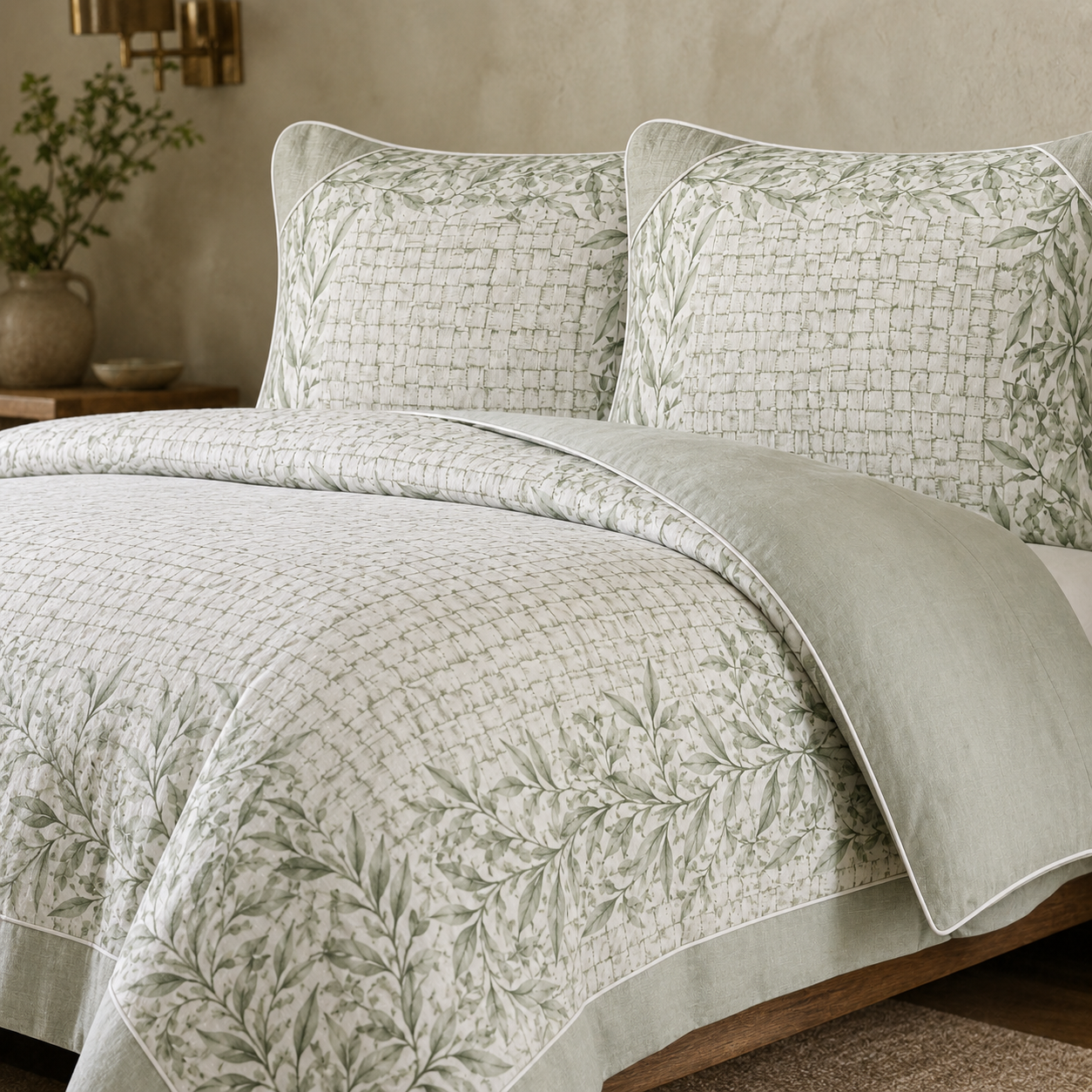 Willow Basket Four-Piece Bedding Set