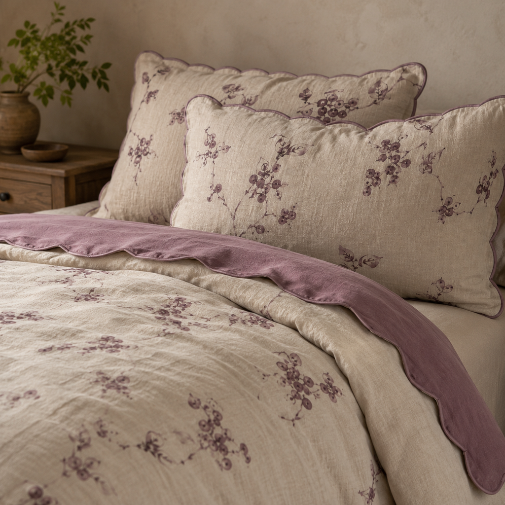 Bramble Oat Four-Piece Bedding Set