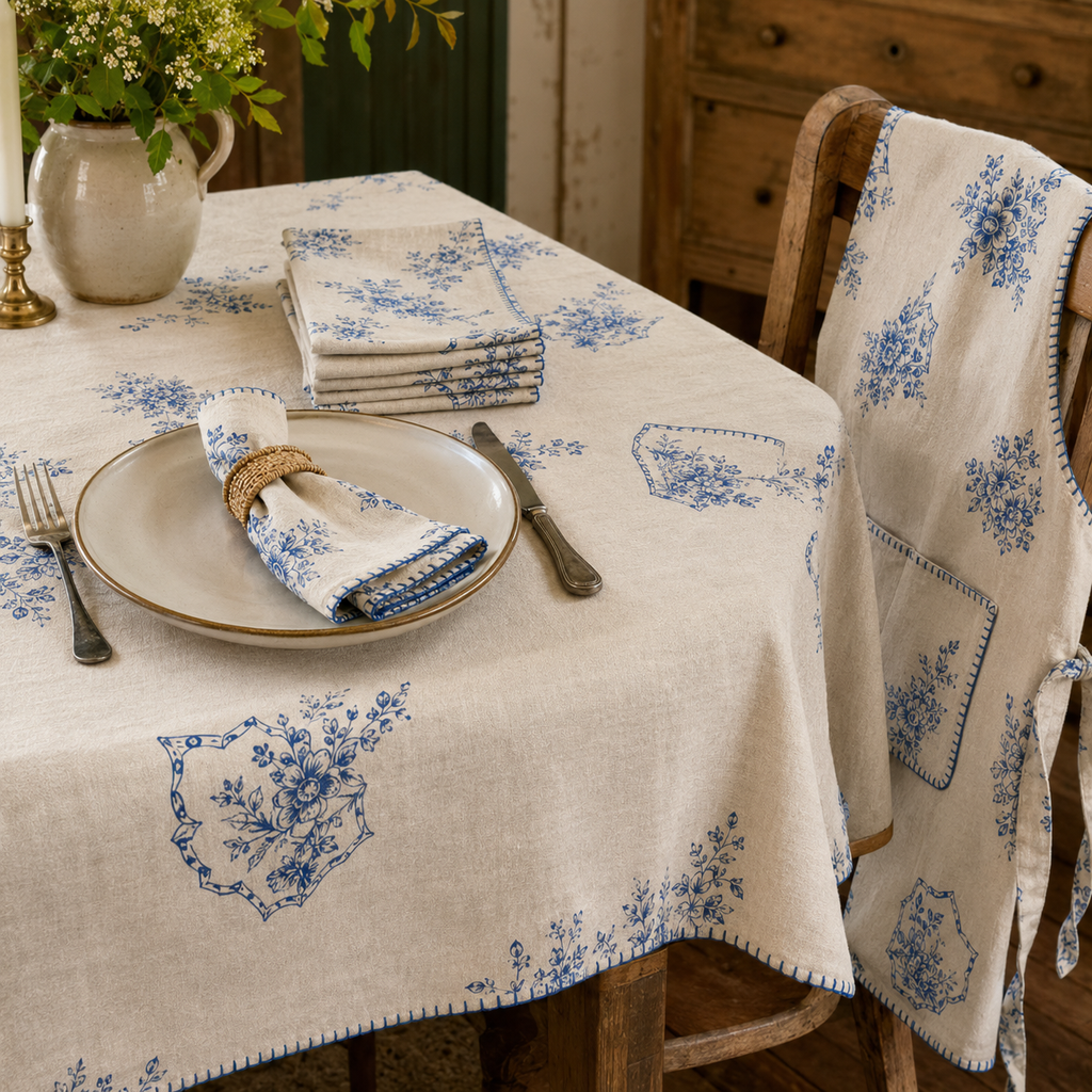Delft Meadow Dining Textile Set
