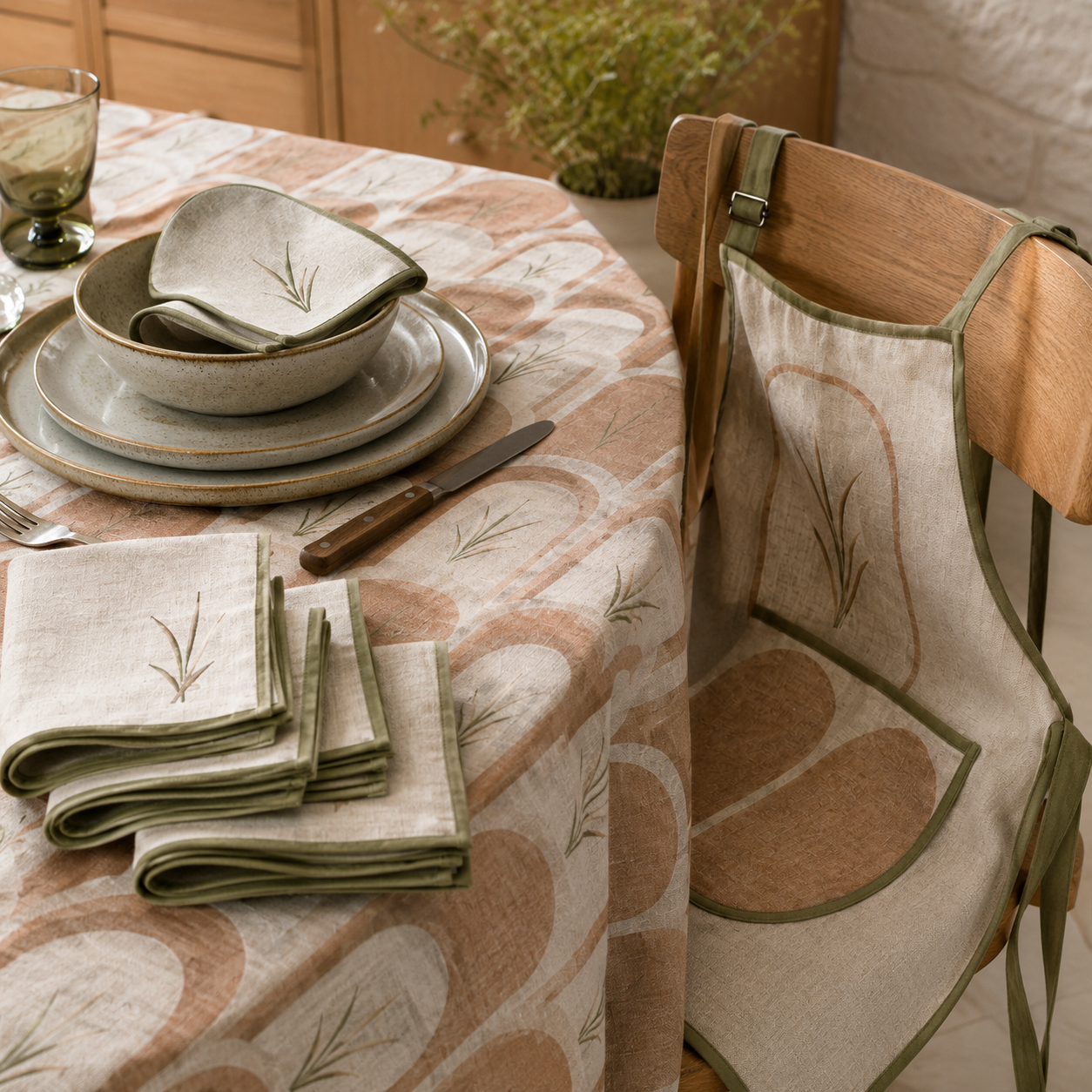 Clay Reed Dining Textile Set