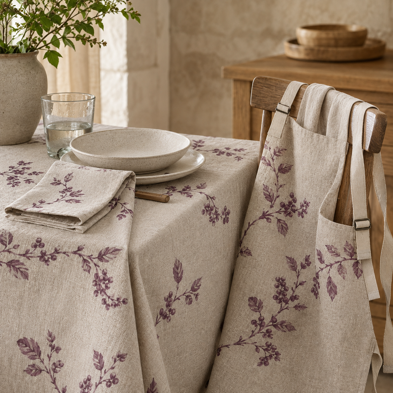 Berry Branch Dining Textile Set